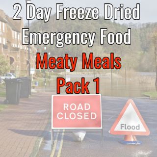 2 Day Freeze Dried Emergency Food Meaty Meals 1